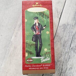 NWT - 2000 Harley Davidson Barbie - Hallmark Barbie Ornament
